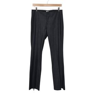 Ecru Women's Straight Leg Pants Size 10 Black‎ Preppy Office Trousers